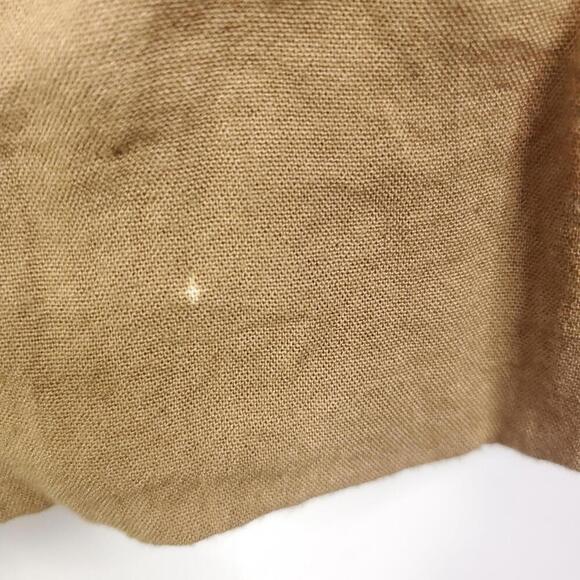 HM Pants WOmens Small Straight Leg Tan Neutral Capsule Pull ON Drawstring Waist - Picture 6 of 10